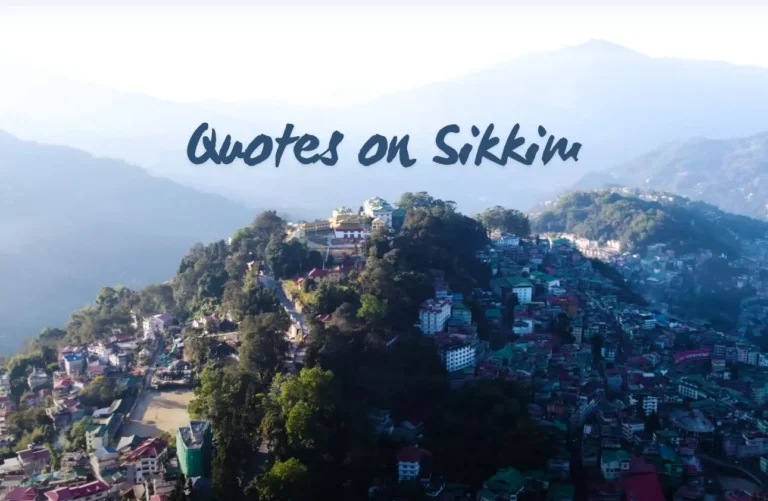 Drone Shot of Gangtok City, Sikkim